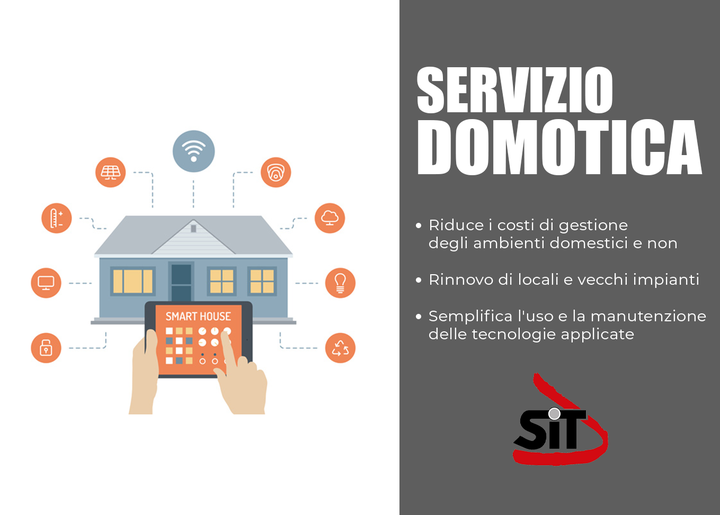 Servizio #DOMOTICA ▶ SIT Srl - Società Impianti Tecnologici