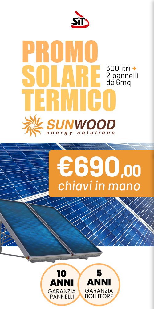 Approfitta della Promo Solare Termico Sunwood: Energia Rinnovabile a un