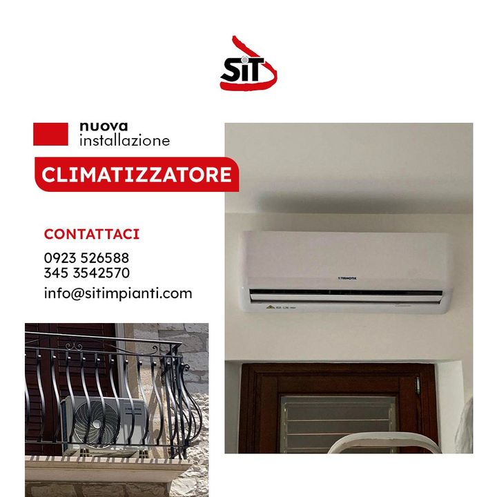 ✅ Nuova installazione Sit Impianti 🥰

➡ Climatizzatore ❄🔥
Non lasciare che