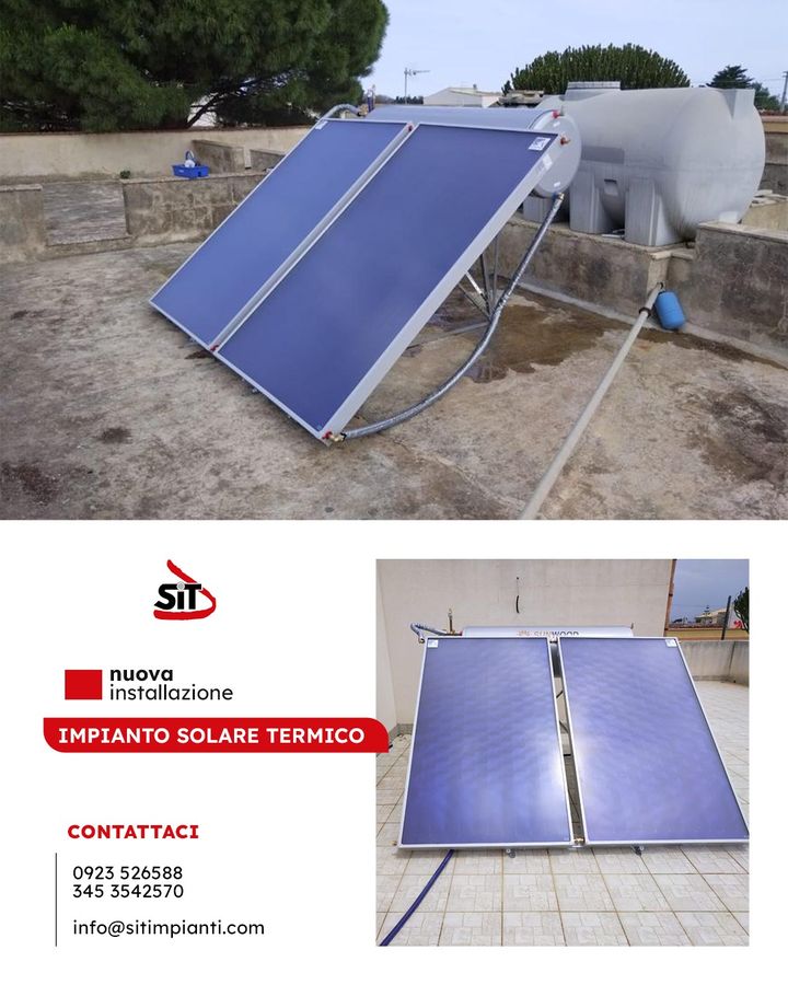 ✅ Nuova installazione Sit Impianti 

➡ Impianto #SOLARE #TERMICO 🏠🌞💡

Per